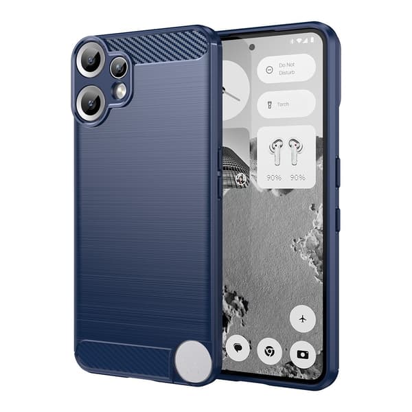 【BEMS】Nothing CMF Phone 2 Pro Armor Carbon Cover - Flere farver Blå blue