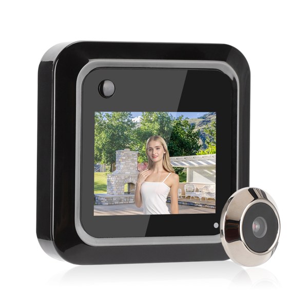 2,4 tommer Smart Door Viewer TFT LCD-skærm 0,3 MP 95° vidvinkel kamera Fotooptagelse//+
