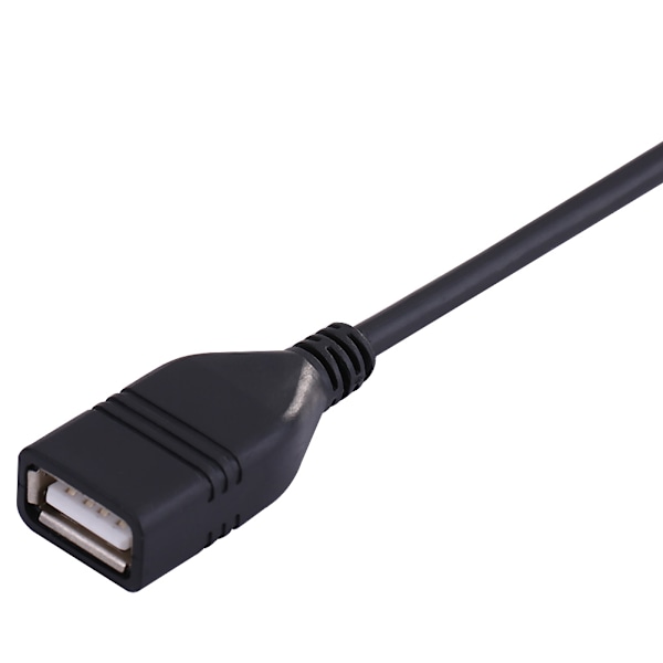 60 cm USB 2.0 AUX-adapterkabel för bil, ljudförlängningskabel för Honda Mitsubishi från 2009