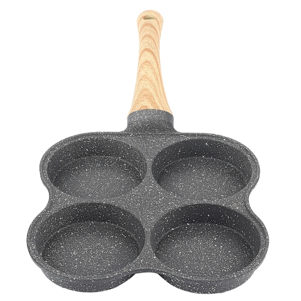 Non-Stick 4-Huls Æggepande: Perfekt til Induktionsplader og Gasskomfur