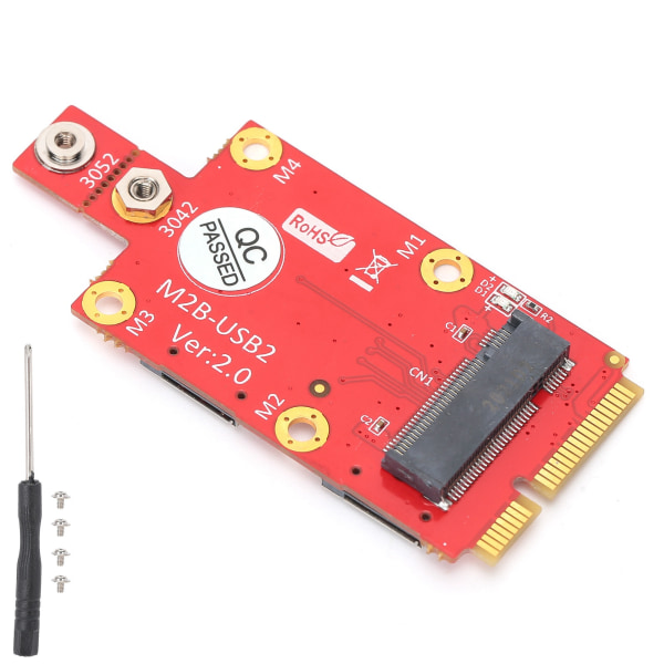 M.2 til Mini PCIE Adapter Converter Modul med SIM-kortslot PC Laptop Accessories++