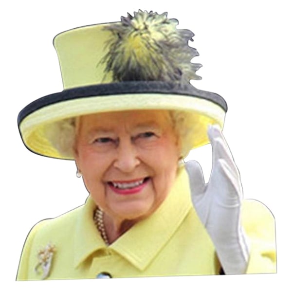 Drottning Bilsticker Fönsterdekal Vattentät PVC Drottningens Jubileum 2022 Dekorationer Bilsticker Union Jack Dekor