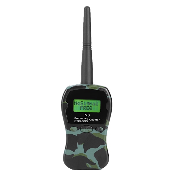 N8 Bärbar Radiofrekvensräknare Walkie Talkie med CTCCSS/DCS-avkodare för bil MarineCamouflagefärg