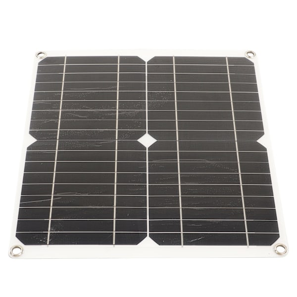 Solcellepanel Monokrystallinsk Silikon Vanntett Høy Ytelse for Bobil Bil Båt Trailer 20W 18V 30A