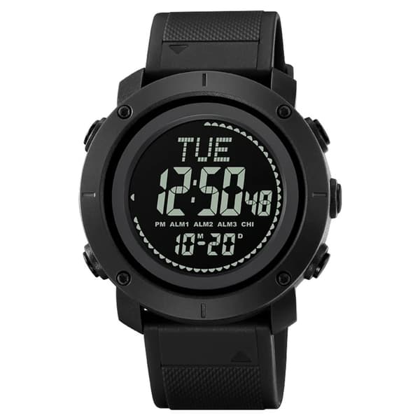 Armbandsur Klockor Utomhussporter 12/24H[BEMS] Black black