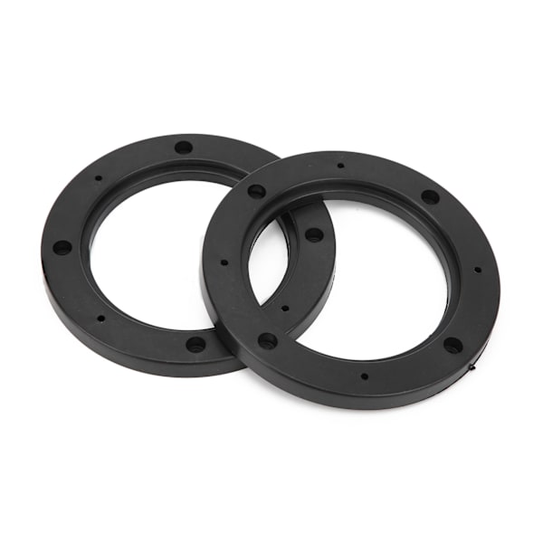 2 stk 4-tommers bilstereo høyttalerring Pad Svart Bil Modifisering Erstatning Universal