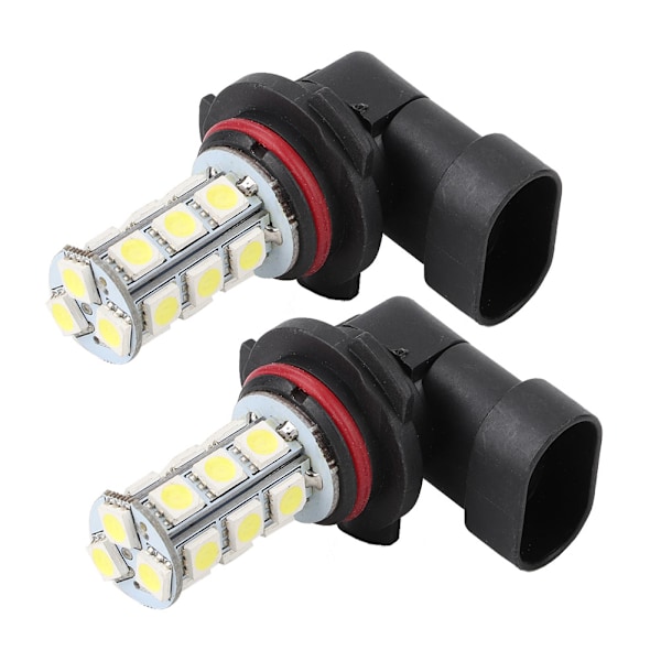 2x HID Vita HB3 9005 18SMD 5050 LED Bil DRL Dimljus Körstrålkastare Glödlampa 12V