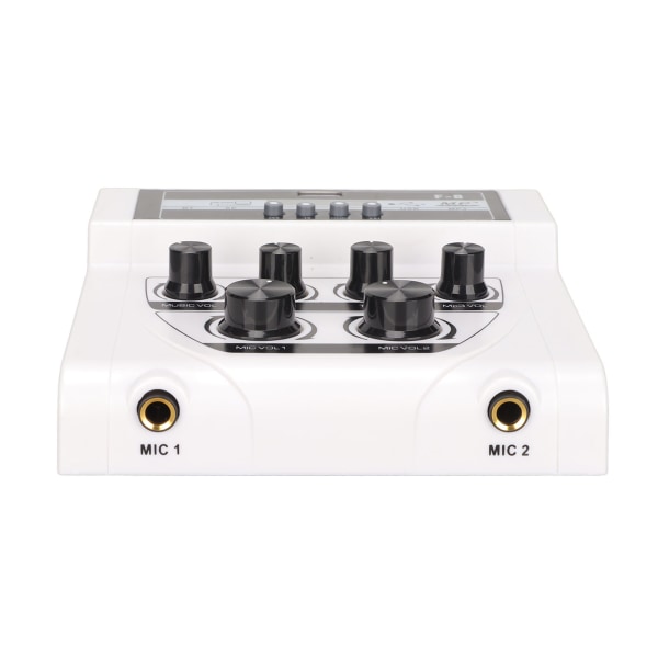Mini Sound Mixer BT Optagelse MP3 Funktion Hjem Karaoke Stereo Mixer til TV PC Smartphone 100‑240V EU Stik ++
