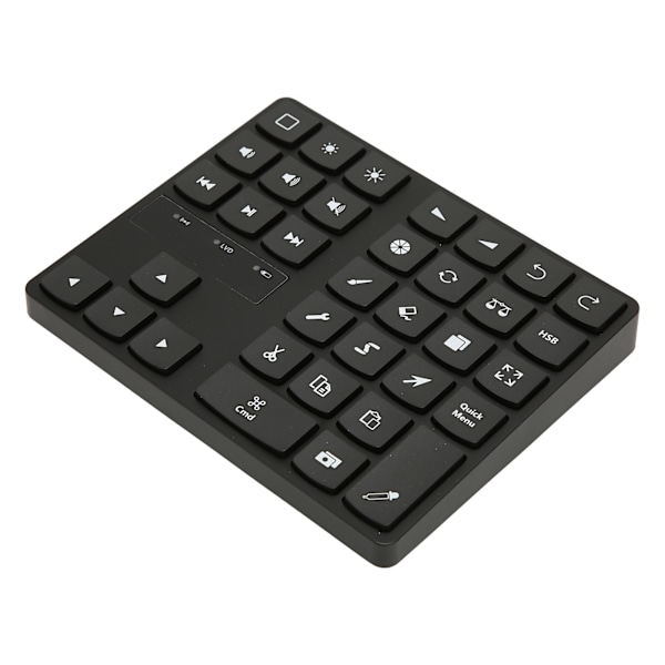 35 Tasters Numerisk Tastatur Stabil Tilkobling Driverfri Bluetooth-tilkobling Tegnetastatur med 4 Myke Gummiputer for Hjemmekontor