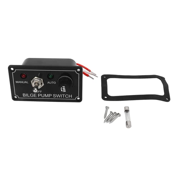【BEMS】3-veis lensepumpebryter Vippebryterpanel Marine Manuell Av Auto Bryterpanel