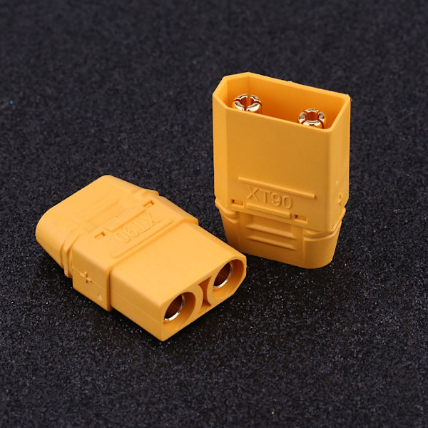1 par XT90-kontakter 4,5 mm guldpläterade bananpluggar hane hona RC-batteritillbehör