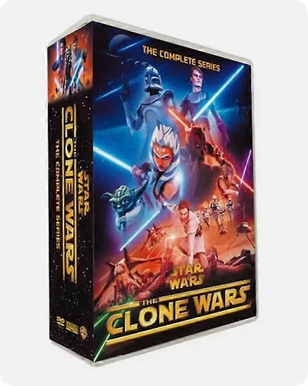 Star Wars: The Clone Wars Sæson 1-7 (25-DVD-boks) Engelsk version