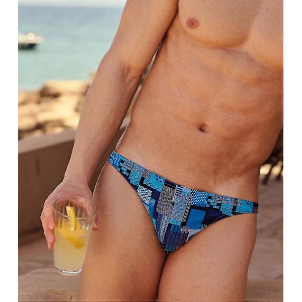 【BEMS】Ultramarin Tan Through Herre Svømme Micro Brief (5. generation) S