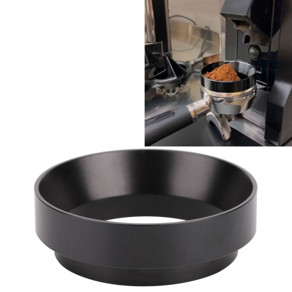 Kahvijauheen annostelurengassuppilo magneettikorvauskahvinkeittimen lisävarusteellaMusta 58 mm magneettisella/