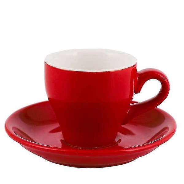 【BEMS】Macaron Espresso Sort Italiensk Kaffekop Black