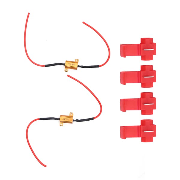 【BEMS】2 stk. LED-dekoder 10W 39Ω Belastningsmodstand Canbus fejlfri annullering Kompatibel med forlygte kørelys