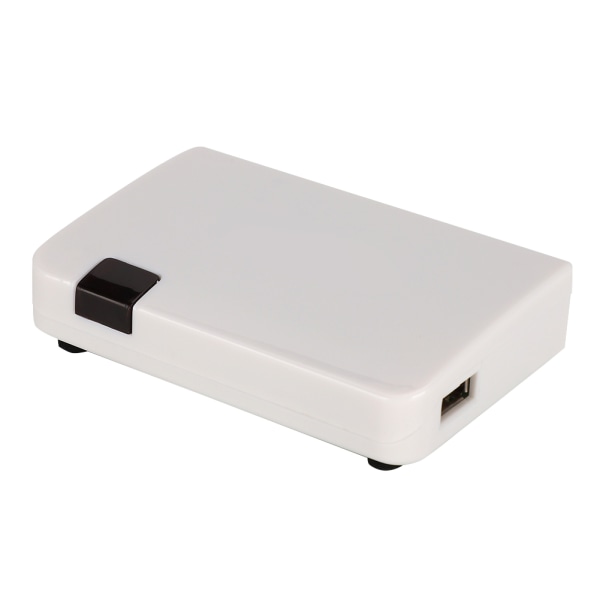 HDMI til RF HD Signal til Kablet Signal 1080P Audio Video Synchronization Converter Box 110-240VWhite EU++