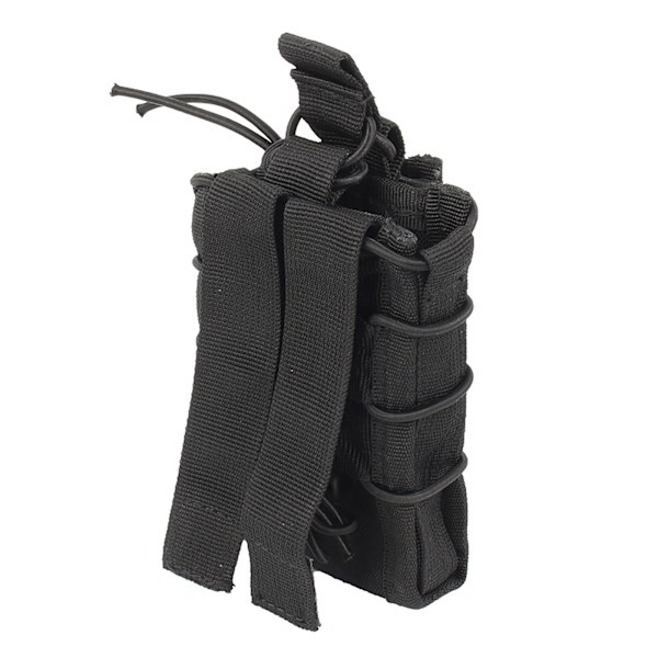 Bältesväska för ammunition, bärbar utomhus, mini-pack, magpouch för jakt (svart)