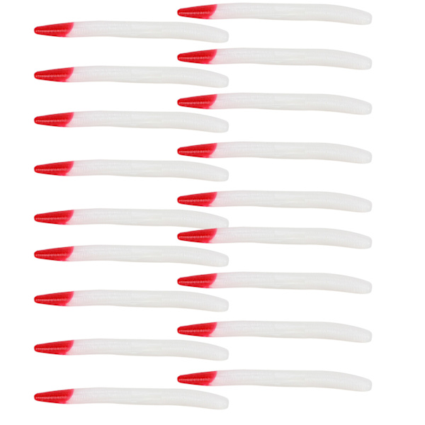 3-pack Konstgjorda Mjuka Silikonmaskar Jordmaskformiga Bete Fisketillbehör 7#