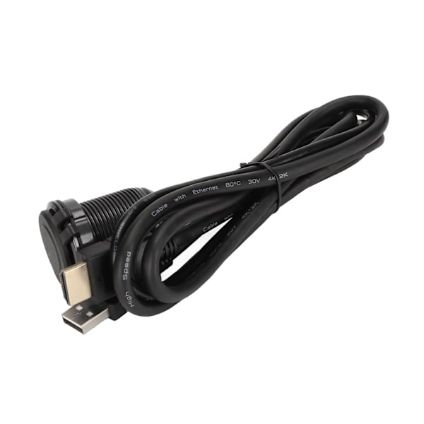USB-panelmonterad kabel 2.0 4K 1 meter lång High Definition Multimedia Interface