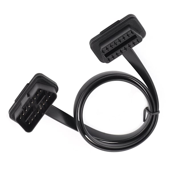 Auton OBD2-jatkokaapeli 16-nastainen uros-naaraskytkin, diagnostisointisovitin, 60 cm / 24 tuuman pituus
