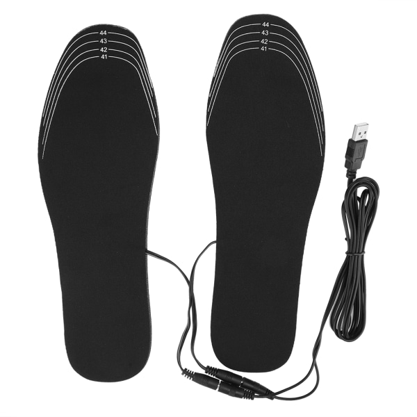 Winter USB Heated Shoe Insoles Foot Warming Pad Mat Heating Insoles for Outdoor Sports