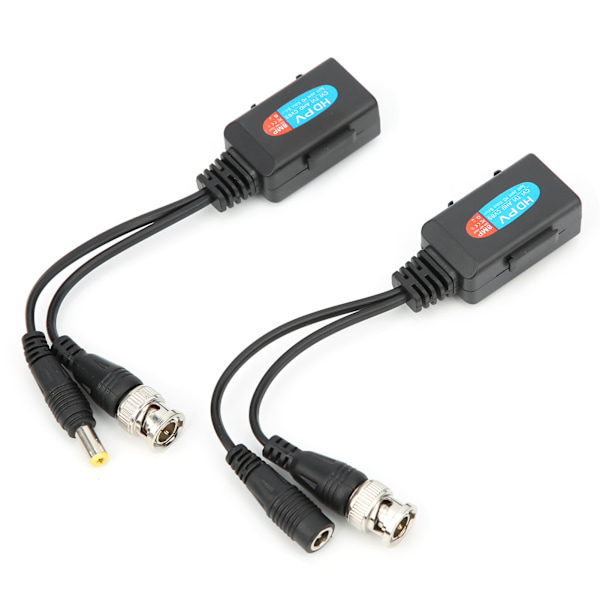 8MP HD Videobalun Koaksial Passiv for AHd CVi TVi CVBS TwistedPair Transceiver