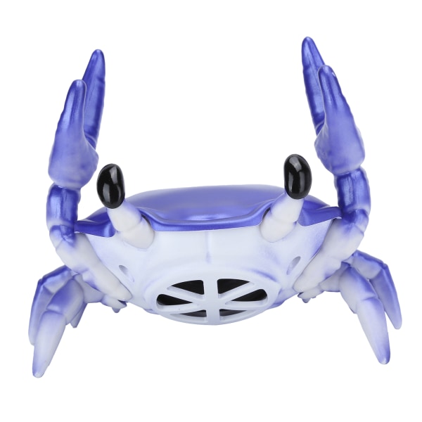 TIMH 2 i 1 mobiltelefonställ Bluetooth högtalare Crab Shape Bracket 360 graders surroundhögtalare (lila)