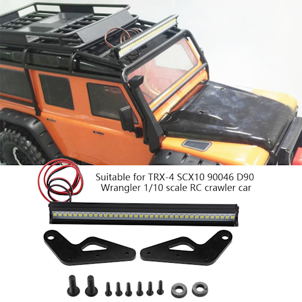 Simuloitu Kattolamppu 36 LED-Valolla TRX-4 SCX10 90046 D90 Wrangler RC-Autolle