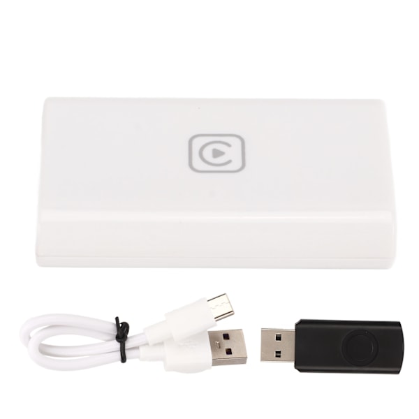 Kabelansluten till trådlös Carplay AI Box Screen Projection Bluetooth 5.0 Plug and Play för Linux handsfreesamtal