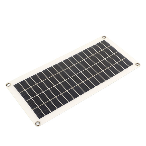 Aurinkopaneeli 10W Polykristallinen Piitä Kahdella USB-Lähtöllä Moottoripyörille, Veneille, Traktoreille, Perävaunuille, Kuorma-autoille, Ruohonleikkureille, Matkailuautoille, 10A Ohjain