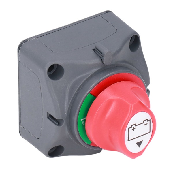 Batteri Isolator Switch 12V‑48V Stærk Kompatibilitet Heavy Duty On Off Rotationsknap til Bil RV Truck