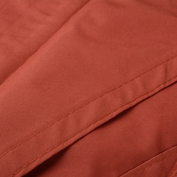 Purjevarjo Polyester Oxford -kangasta Oranssinpunainen UV-suoja Auringonvarjo Purje Terassille Pihalle Puistoon Leikkikentälle Nurmikolle 12x12x12ft