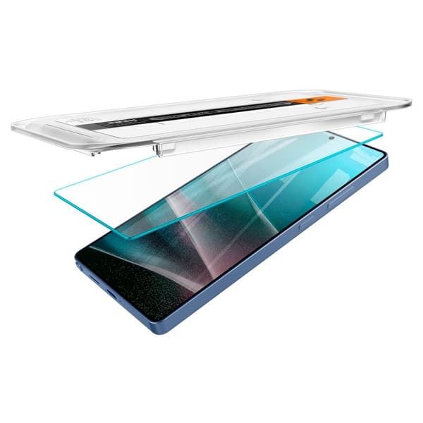 【BEMS】Spigen Compatible with Galaxy S25 Ultra 2-PACK GLAS.tR \"Ez Fit\" Screen Protector Transparent Transparent Härdat glas