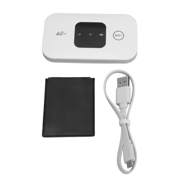 TIMH Bærbar Wifi Højhastigheds Hvid Bærbar Lille 4G Mobil WiFi Hotspot Router til Telefon Laptop Desktop Tablet