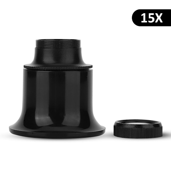 Øjenforstørrelsesglas Loupe Reparation Urværktøj Forstørrelsesglas Loupe Linse Forstørrelsesglas (15x)