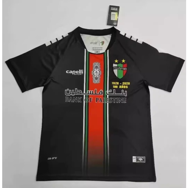 Palestina fotbollströja 2023/24 tröja hemma borta svart XXL 2021 Borta