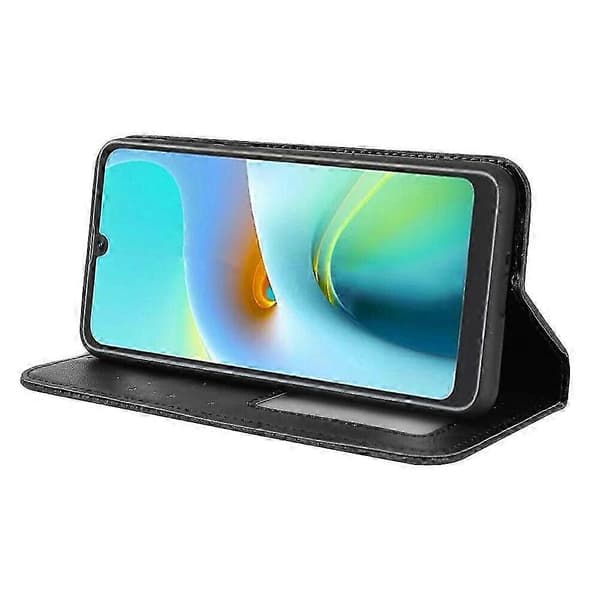 Fodral Kompatibel med Blackview A50 Ställ Skydd Magnetisk Stängning Läder Plånb... Black