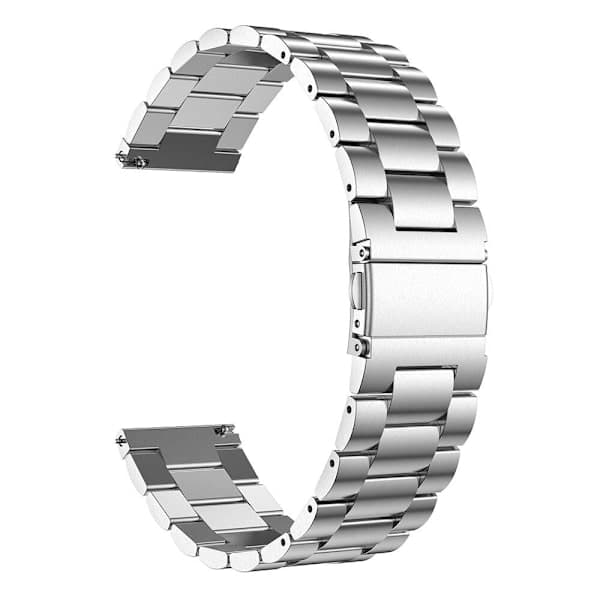Link Bracelet Compatible with Garmin Venu 2S Replacement Strap, Silver silver