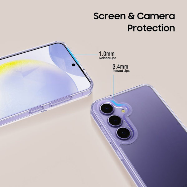 Tech-Protect Compatible with Samsung Galaxy A57 5G Case FlexAir Transparent 60
