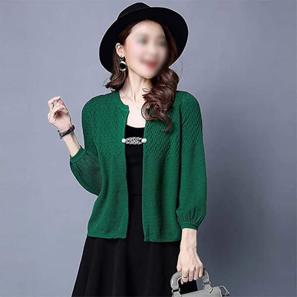 st Vintage sweater sjalclips Retro cardigan kraveclips