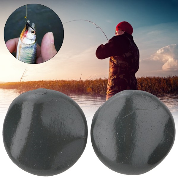 2 stk Tungsten Rig Myk Bly Sinker Vekt Mud Karpe Fiske Tilbehør Fiskeutstyr 15g (Grønn)