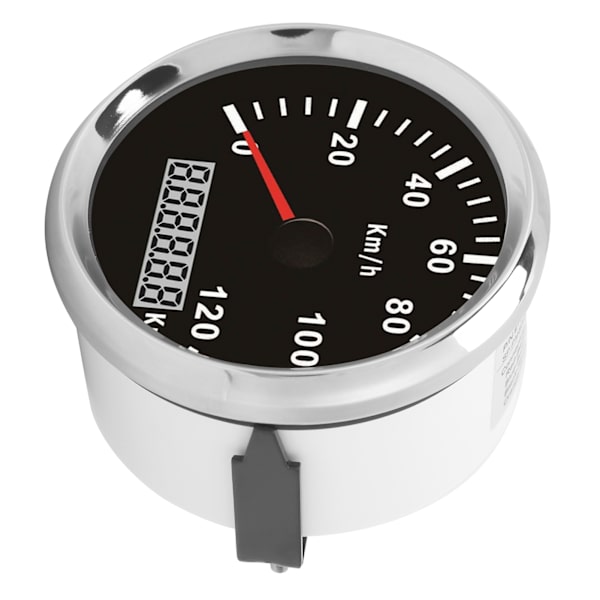 3‑3/8in fordonshastighetsmätare 0‑120 km/h med GPS-pulssignal 9‑32VDC för båtmotorcykel