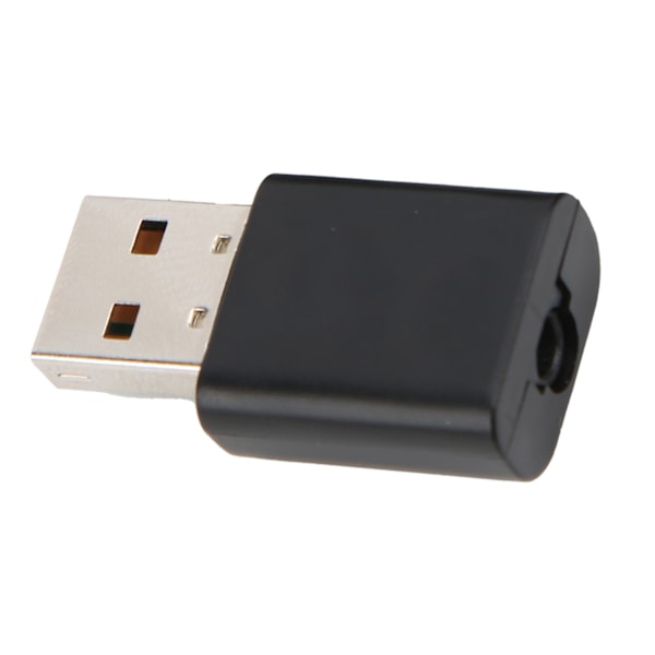 Bil Bluetooth Adapter V5.0 USB 2 i 1 sändare Plug and Play med 3,5 mm ljudkabel