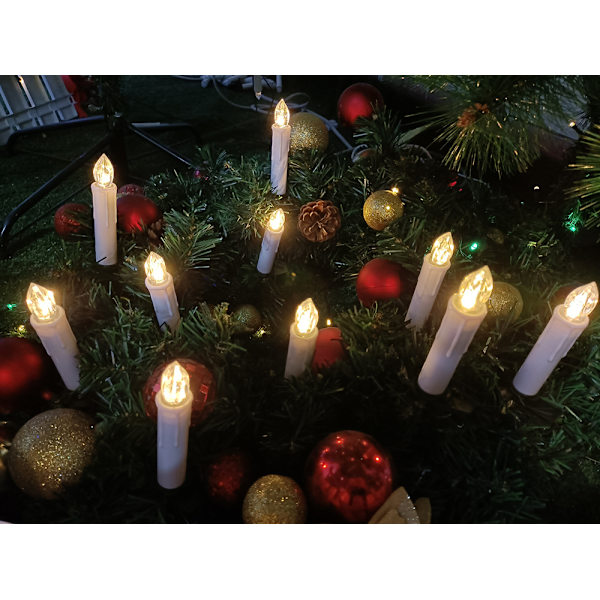 【BEMS】40 Simulated Electronic Christmas Tree Lights with Remote Control