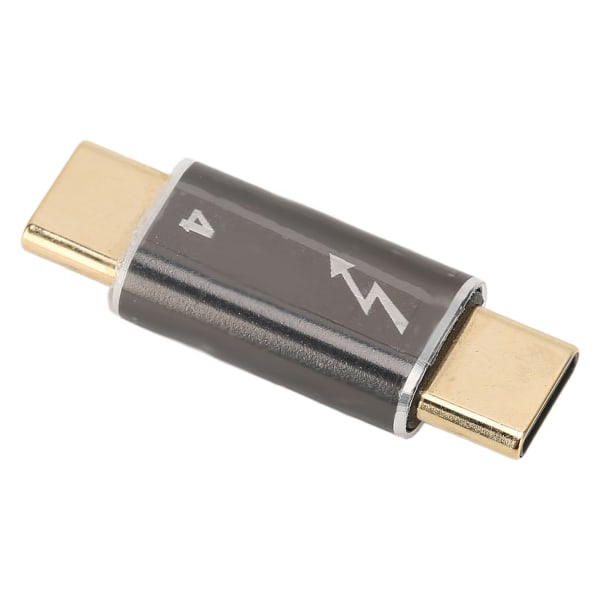 Type C hann-til-hann-adapter Plug and Play 40Gbps 100W Støtte Datasynkronisering Ladekonverter for Thunderbolt 4 ++