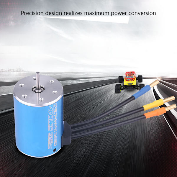 Surpass 3650 2300KV Borstlös Motor för 1/8 Fjärrstyrd RC Bilmodell Del Tillbehör