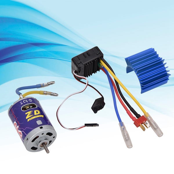 Kestävä 540 Harjaton Moottori 45A ESC Sarja 1/10 RC Buggy Truggy Kuorma-auto Crawler Blue
