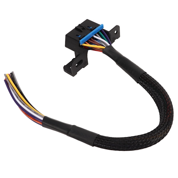 OBD2 hona till öppningskabel 16PIN Slitstark Robust slitstark Dash Port Pigtail fast kabelnät för bil
