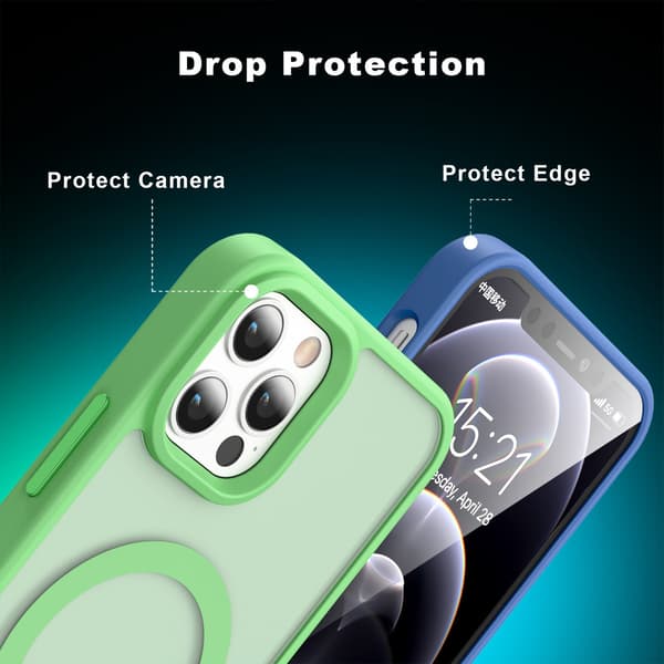 ColorPop Kompatibel med iPhone 12 Pro Max Cover CH MagSafe Mat Off White 39